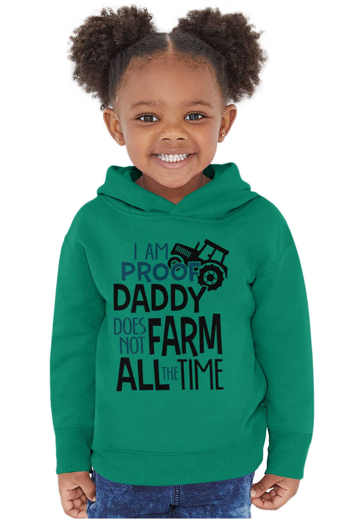 Farm All The Time Toddler Pullover Hoodie-Direct To Garment Print-Brisco Baby