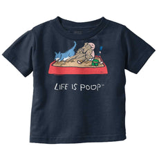 Dog Sandbox Infant Toddler T Shirt-Direct To Garment Print-Brisco Baby