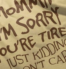 I'm Sorry You're Tired Romper Bodysuit-Direct To Garment Print-Brisco Baby