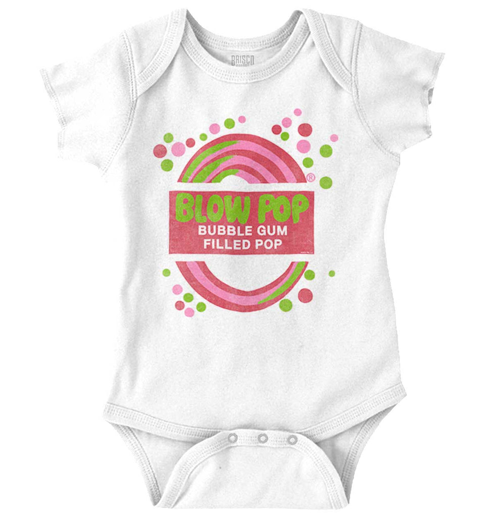 Bright Blow Pop Romper Bodysuit-Direct To Garment Print-Brisco Baby