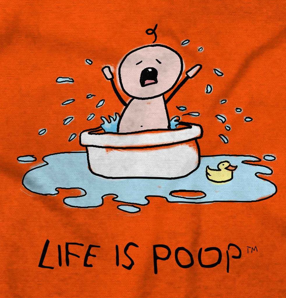 Crying Bath Infant Toddler T Shirt-Direct To Garment Print-Brisco Baby