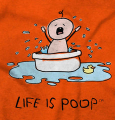 Crying Bath Infant Toddler T Shirt-Direct To Garment Print-Brisco Baby