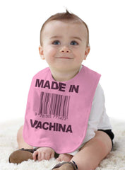 Made In Vachina Infant Baby Bib-Direct To Garment Print-Brisco Baby