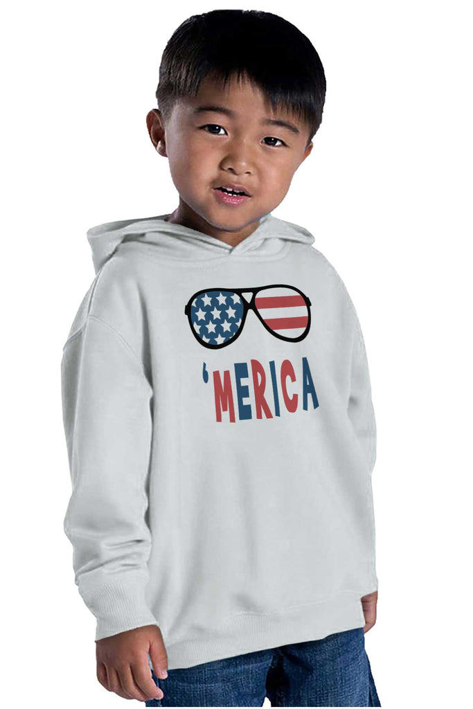 ‘merica Toddler Pullover Hoodie-Direct To Garment Print-Brisco Baby