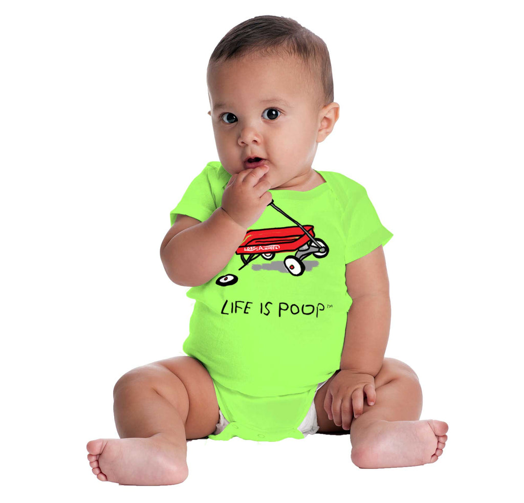 Broken Wagon Romper-Direct To Garment Print-Brisco Baby