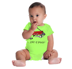 Broken Wagon Romper-Direct To Garment Print-Brisco Baby