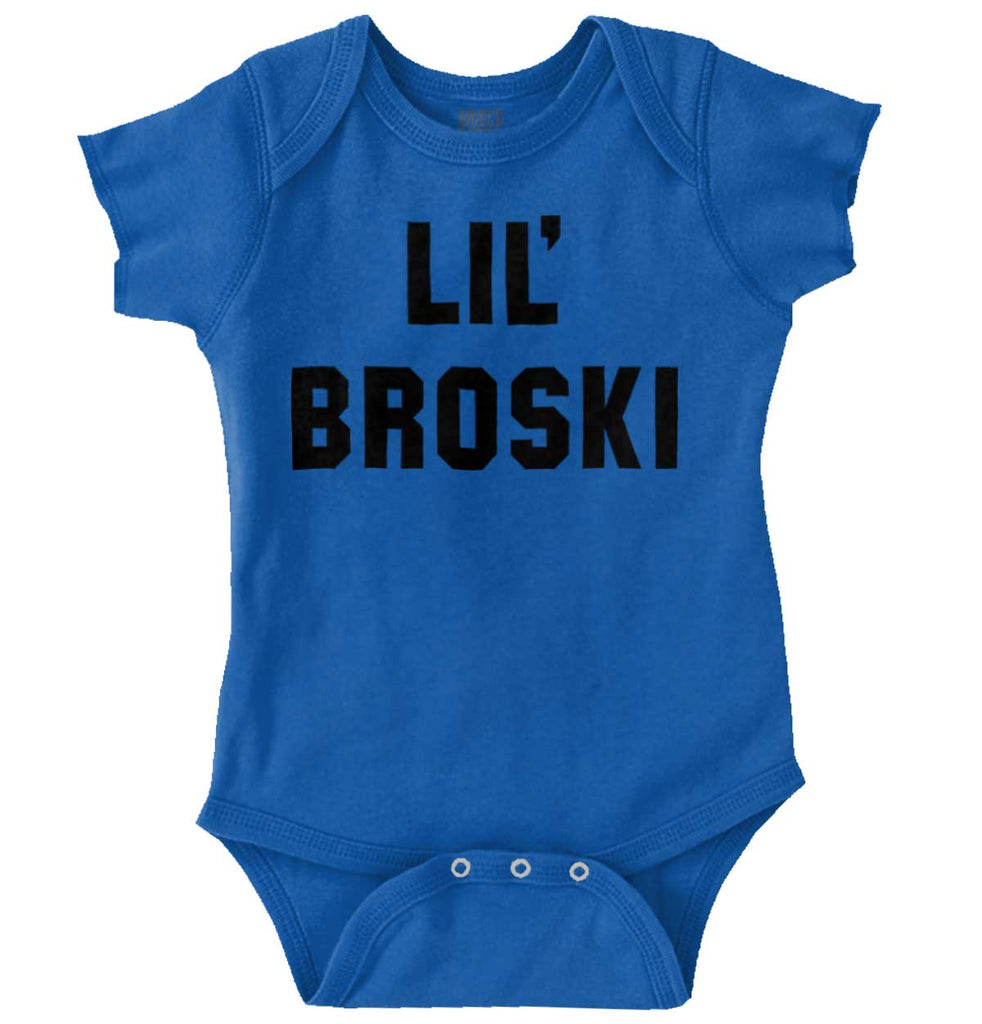 Lil' Broski Romper Bodysuit-Direct To Garment Print-Brisco Baby
