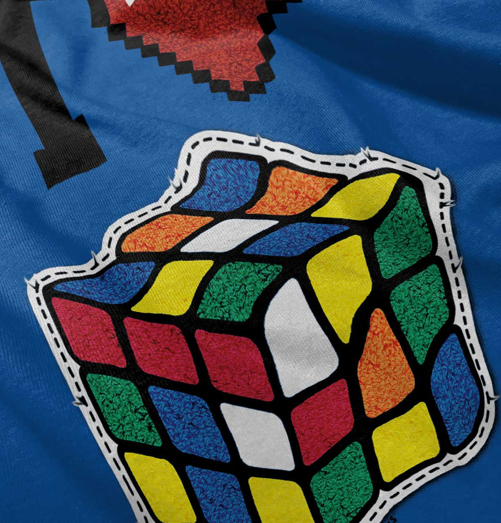 Cutout Rubik's Cube Romper Bodysuit-Direct To Garment Print-Brisco Baby