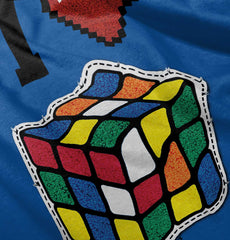 Cutout Rubik's Cube Romper Bodysuit-Direct To Garment Print-Brisco Baby