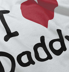 I Heart Daddy Romper Bodysuit-Direct To Garment Print-Brisco Baby