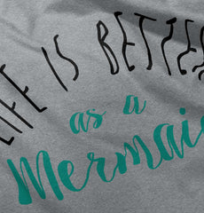 Mermaid Life Infant Toddler T Shirt-Direct To Garment Print-Brisco Baby