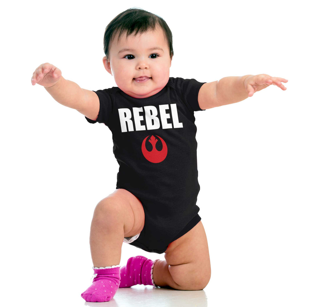Rebel Star Wars Romper Bodysuit-Direct To Garment Print-Brisco Baby