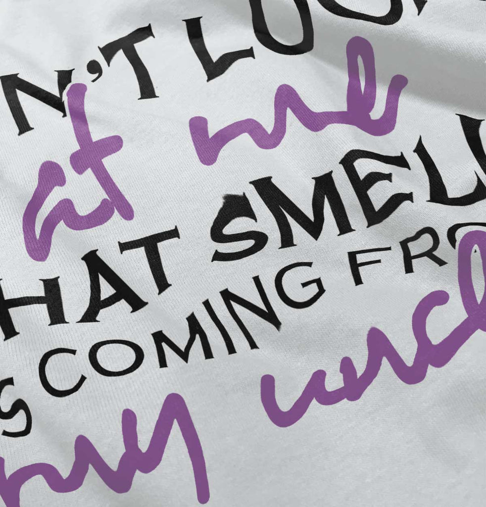 That Smell Toddler Ruffle Bottom Tee-Direct To Garment Print-Brisco Baby