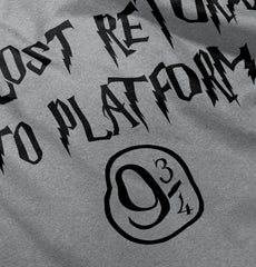 Return Platofrm 9 3/4 Infant Toddler T Shirt-Direct To Garment Print-Brisco Baby