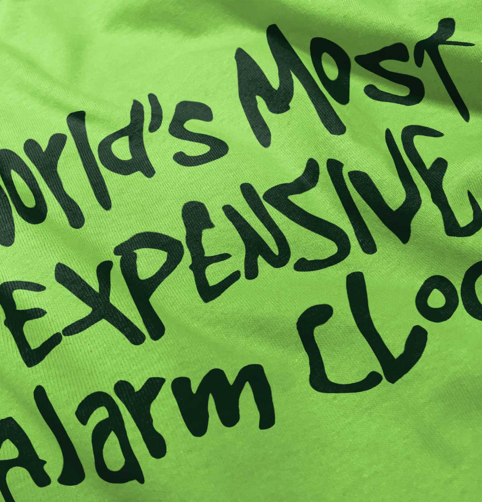 Alarm Clock Infant Toddler T Shirt-Direct To Garment Print-Brisco Baby