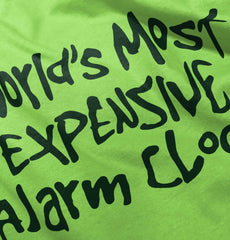 Alarm Clock Infant Toddler T Shirt-Direct To Garment Print-Brisco Baby