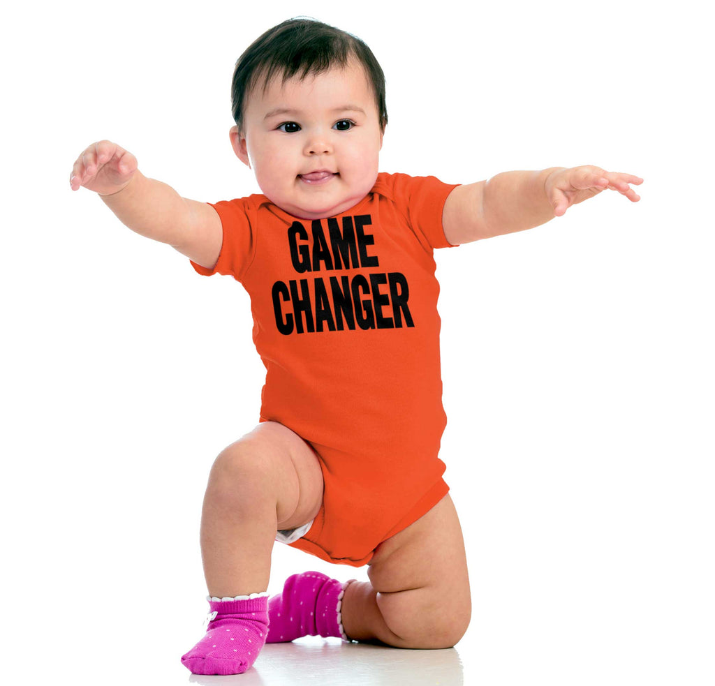 Game Changer Romper Bodysuit-Direct To Garment Print-Brisco Baby