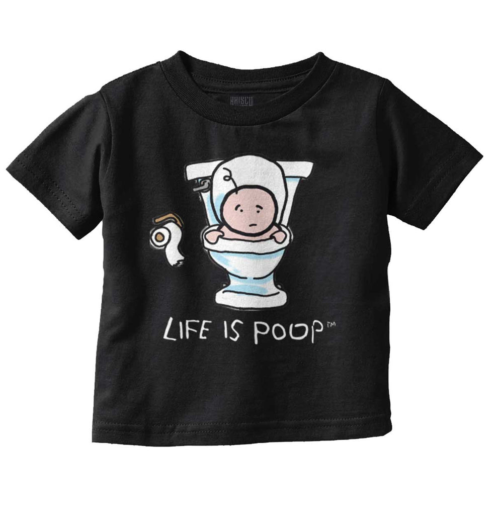 Baby Toilet Infant Toddler T Shirt-Direct To Garment Print-Brisco Baby