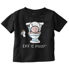 Baby Toilet Infant Toddler T Shirt-Direct To Garment Print-Brisco Baby
