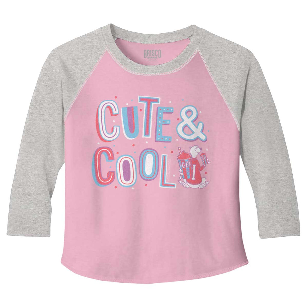 Cute & Cool Toddler Baseball-Direct To Garment Print-Brisco Baby