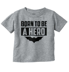 Born Batman Infant Toddler T Shirt-Direct To Garment Print-Brisco Baby