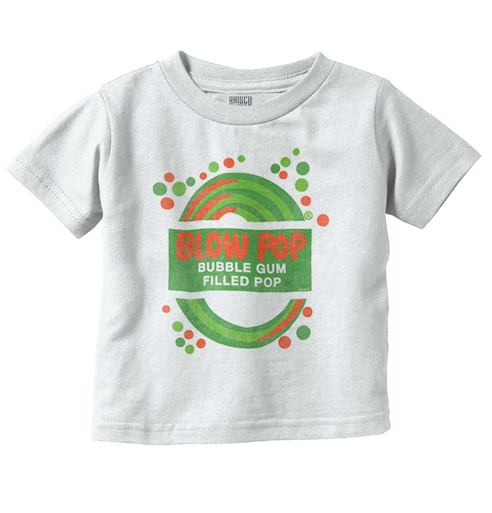 Blow Pop Bubble Gum Infant Toddler T Shirt-Direct To Garment Print-Brisco Baby