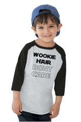Wookie Hair Don't Ca Toddler Baseball-Direct To Garment Print-Brisco Baby