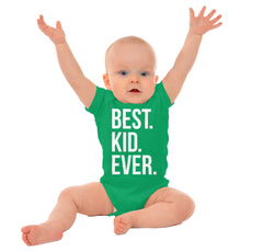 Best Kid Ever Romper Bodysuit-Direct To Garment Print-Brisco Baby