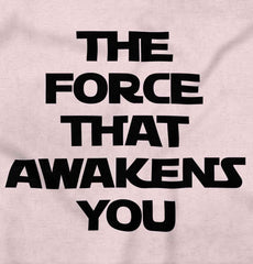 Force Awakens You Toddler Ruffled Trim T-Shirt-Direct To Garment Print-Brisco Baby