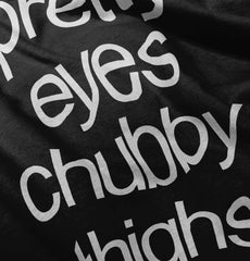 Chubby Thighs Infant Toddler T Shirt-Direct To Garment Print-Brisco Baby
