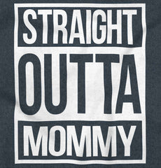 Straight Outta Mommy Toddler Football Jersey Tee-Direct To Garment Print-Brisco Baby