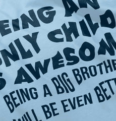 Being A Big Brother Will Be Even Better Infant Baby Bib-Direct To Garment Print-Brisco Baby