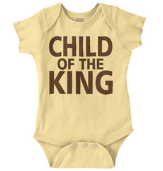 Child Of The King Romper Bodysuit-Direct To Garment Print-Brisco Baby