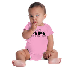 Ain't No Papa Like Mine Romper Bodysuit-Direct To Garment Print-Brisco Baby