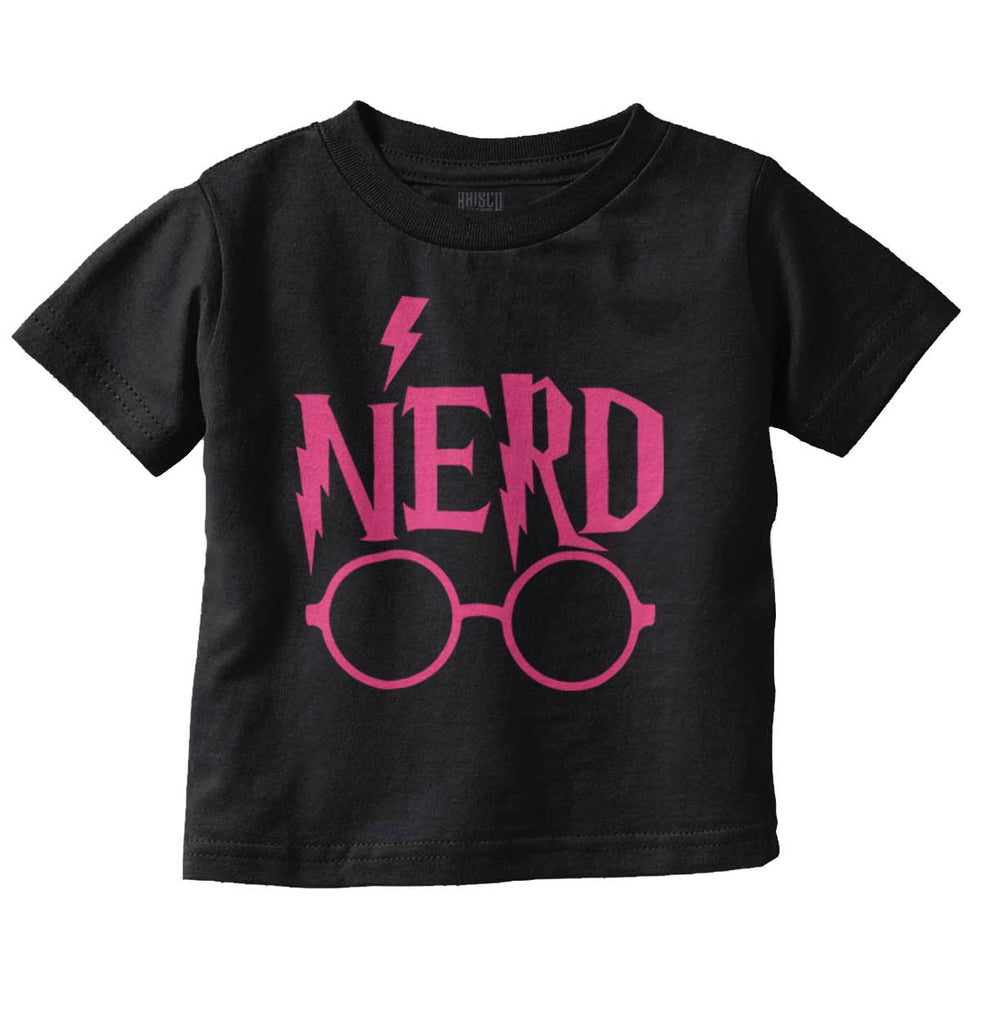 Nerd Harry Potter Infant Toddler T Shirt-Direct To Garment Print-Brisco Baby