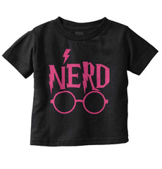 Nerd Harry Potter Infant Toddler T Shirt-Direct To Garment Print-Brisco Baby