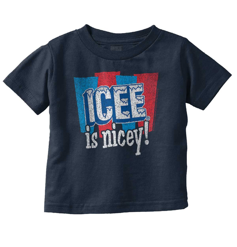 Icee Is Nicey Infant Toddler T Shirt-Direct To Garment Print-Brisco Baby