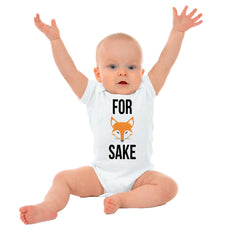 For Fox Sake Romper Bodysuit-Direct To Garment Print-Brisco Baby