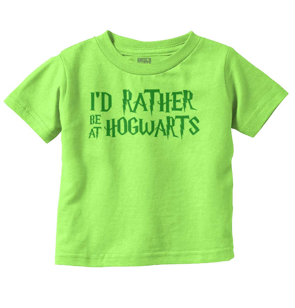 Rather Be At Hogwarts Infant Toddler T Shirt-Direct To Garment Print-Brisco Baby