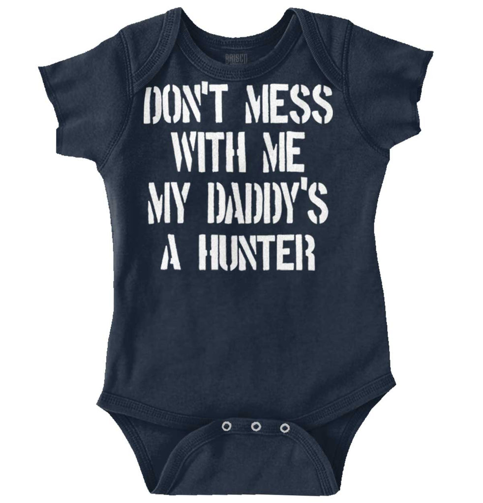 Daddy's A hunter Romper Bodysuit-Direct To Garment Print-Brisco Baby