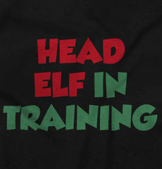 Head Elf Training Infant Baby Bib-Direct To Garment Print-Brisco Baby