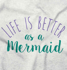 Mermaid Life Infant Toddler T Shirt-Direct To Garment Print-Brisco Baby