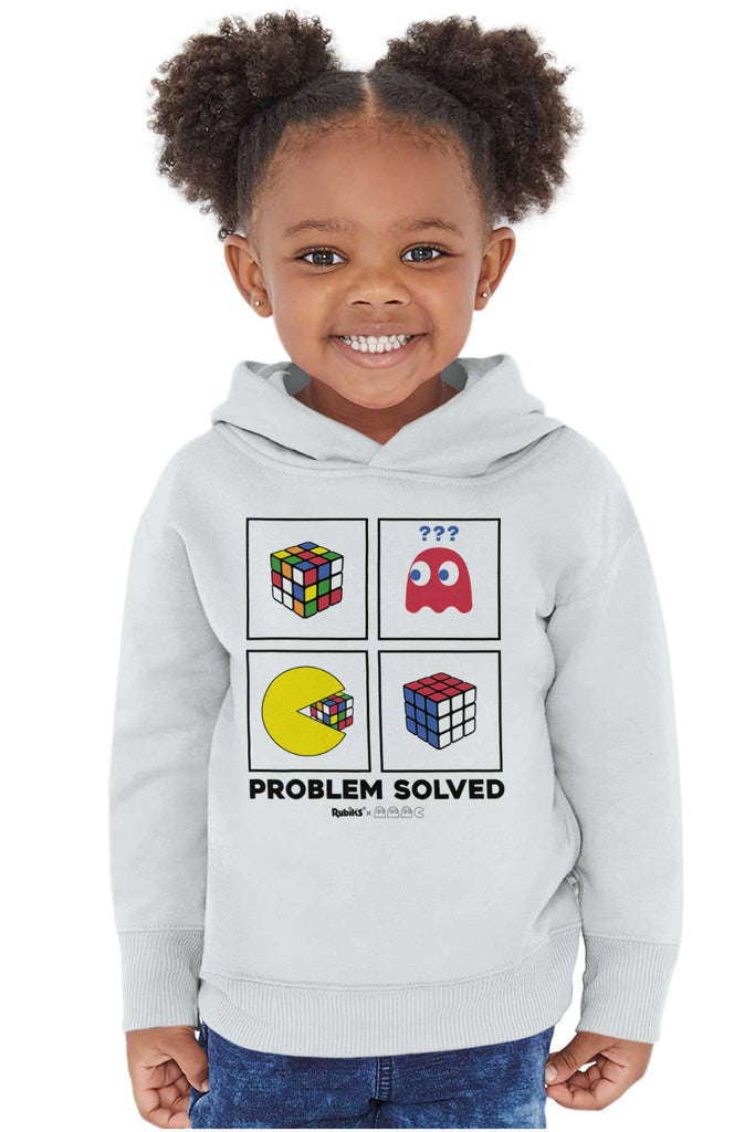 Problem Solved Toddler Pullover Hoodie-Direct To Garment Print-Brisco Baby