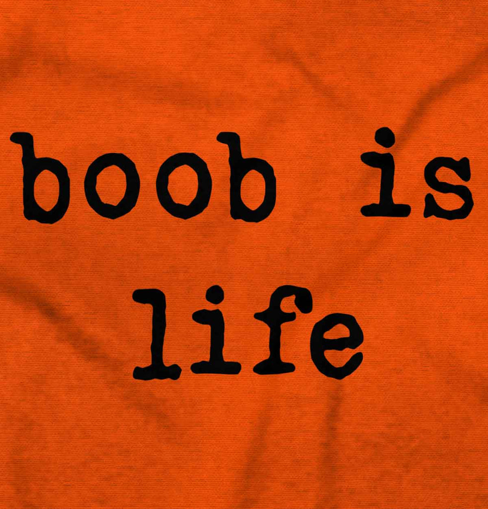 Boob Is Life Romper Bodysuit-Direct To Garment Print-Brisco Baby