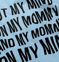 Mind On Mommy Infant Baby Bib-Direct To Garment Print-Brisco Baby