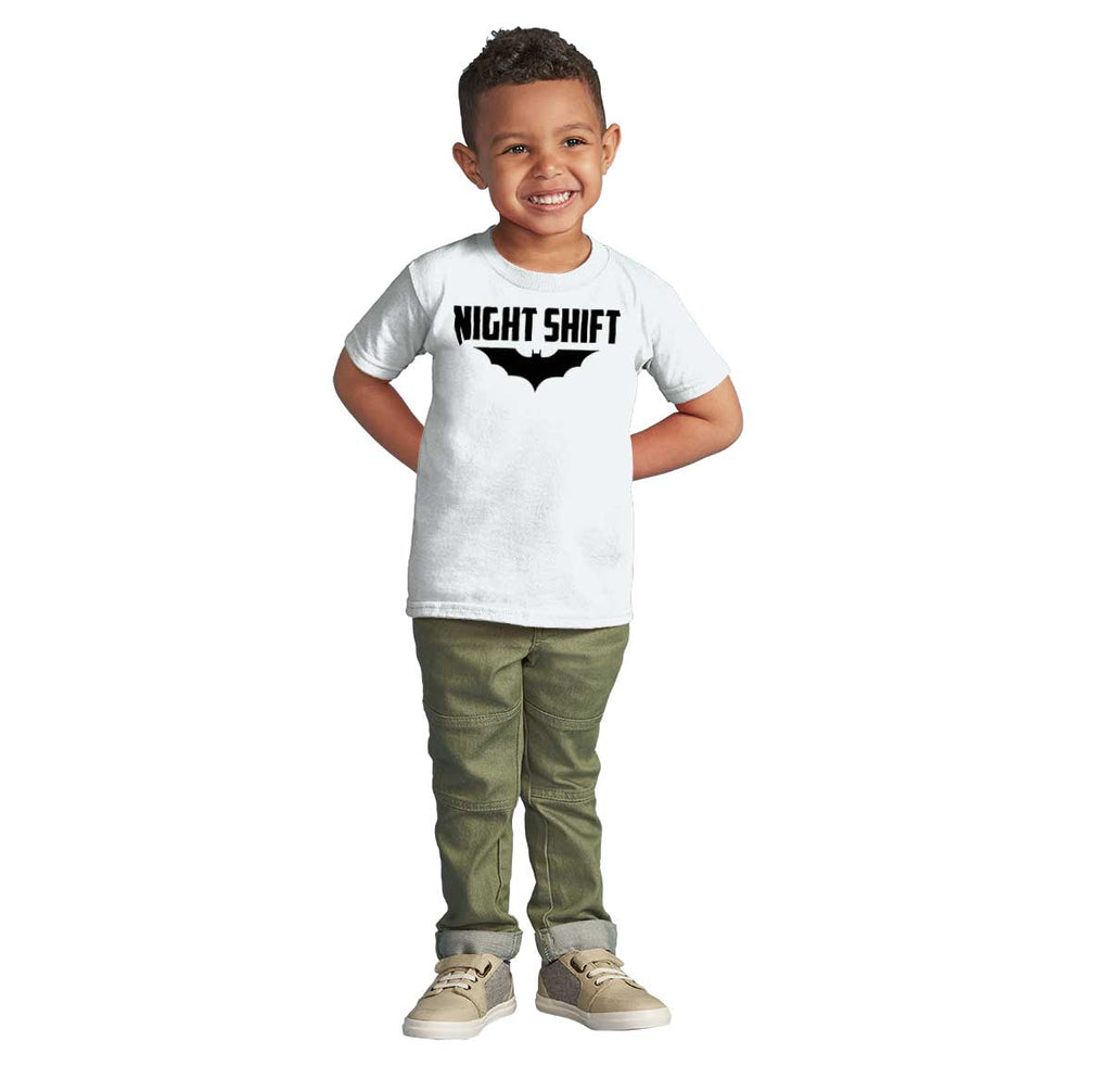 Night Shift Infant Toddler T Shirt-Direct To Garment Print-Brisco Baby