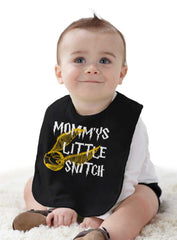 Mommy's Little Snitch Infant Baby Bib-Direct To Garment Print-Brisco Baby
