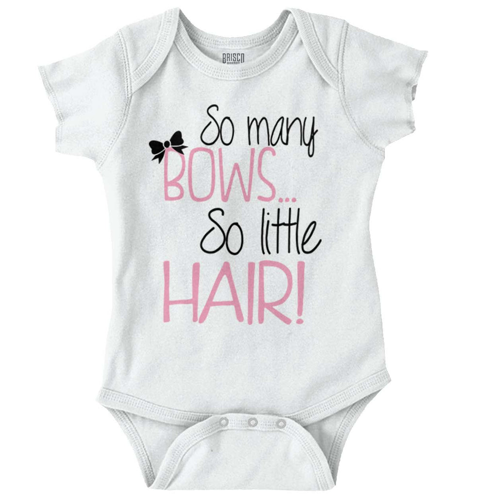So Little Hair Romper Bodysuit-Direct To Garment Print-Brisco Baby
