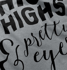 Thick Thighs Romper Bodysuit-Direct To Garment Print-Brisco Baby