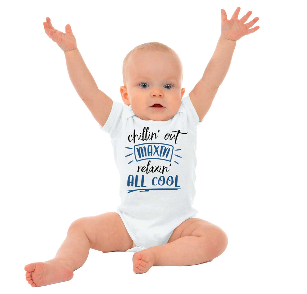 Chillin Out Romper Bodysuit-Direct To Garment Print-Brisco Baby